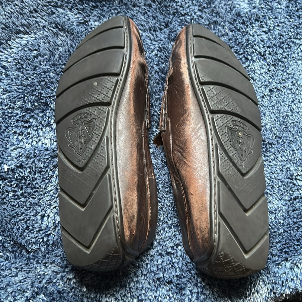 Gucci Men's Brown Leather Loafers - Picture 6 of 10